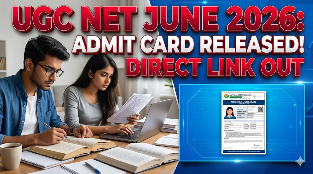 UGC NET June 2026 Admit Card Released: Download Hall Ticket Now